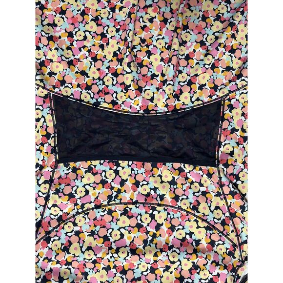 Athleta, Women's Mini Gold Dress, "Ace Tennis Dress," Multicolor Floral, Large - Picture 4 of 10